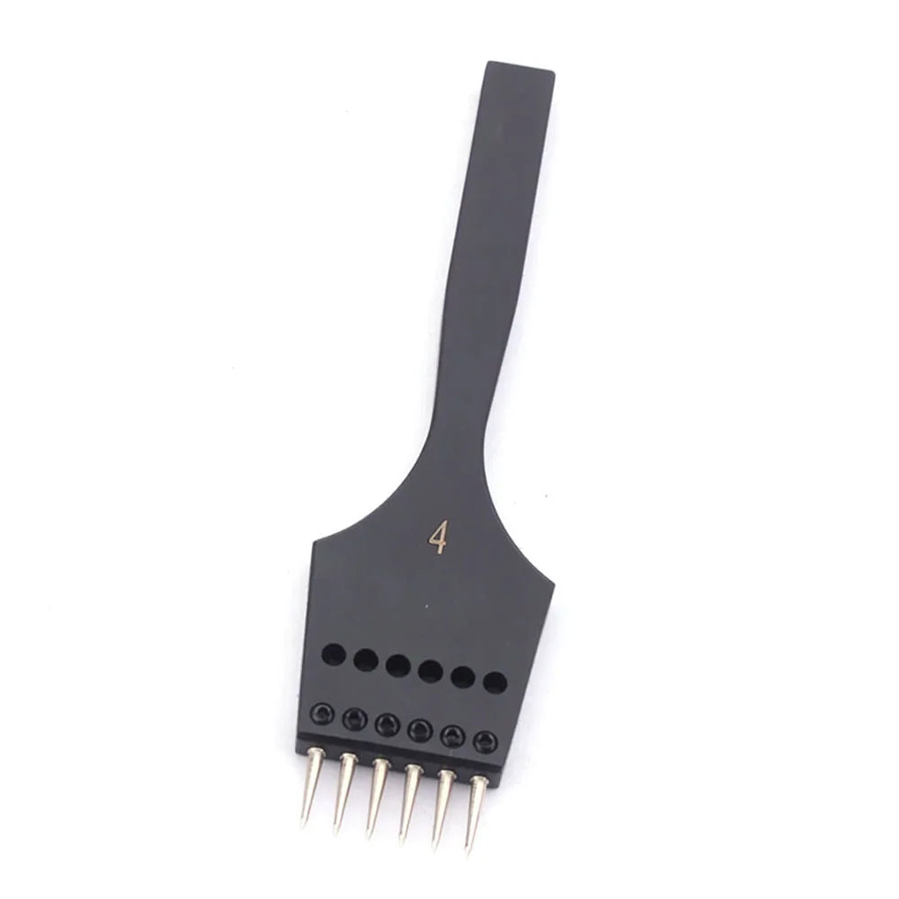 Leather Punch Tool Sharp Head Replaceable Pricking Iron Removable Round Hole Punch DIY Leather Craft Chisel 4 Size Available