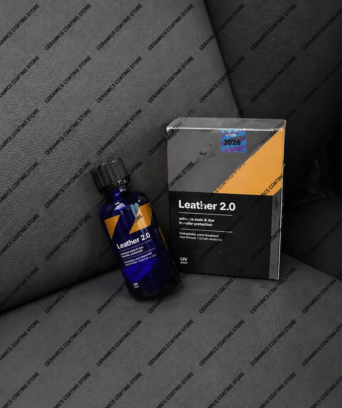 For CAR CQUARTZ Leather 2.0 Hydrophobic Oil Phobic Safe on Car Leather Resistance To UV Denim Dye Coloring Abrasion Stains