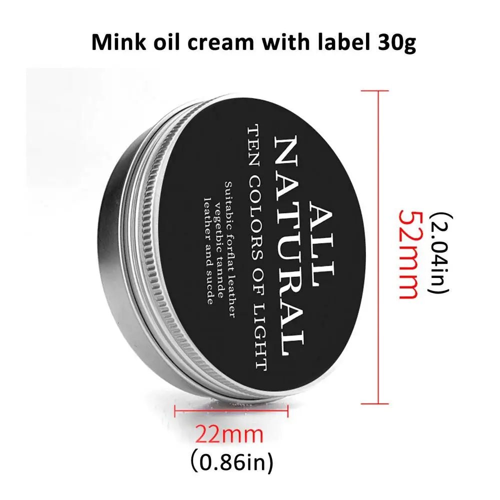 Leather Maintenance Oil Mink Oil Cream Leather Care Cream Practical Leather Repair Maintenance Cream For Leather Shoes Bags