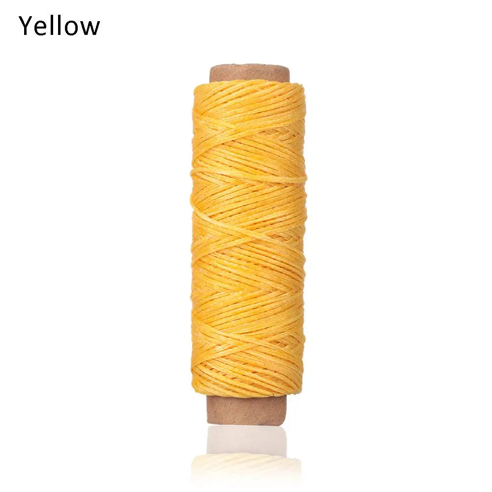 30m/roll 150D Flat DIY Hand Stitching Leather Sewing Line Waxed Thread Cord