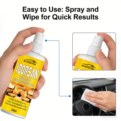 Professional Car Leather Restorer - Advanced Formula to Renew Auto Leather, Repair Scratches, Prevent Aging and UV Discoloration