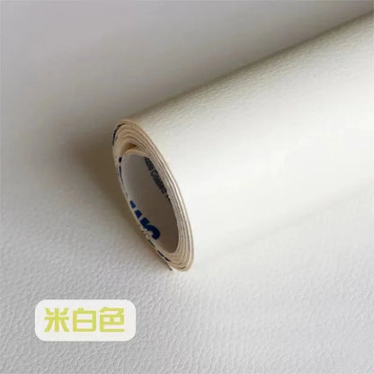 PU Artificial Faux Leather Self-adhesive Fabric for Upholstery Interior Car Seats Patches Bags Furniture Leatherette Fabrics