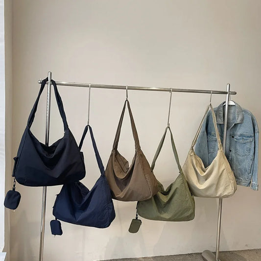 Women's Handbag Large Women Shoulder Shopper Bag Canvas Luxury Designer Cloth Tote Bags for Woman 2025 Trend Brands Big Female