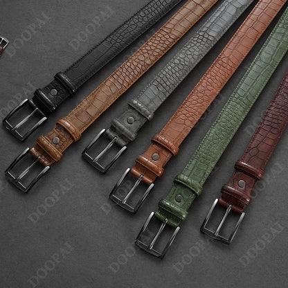 Famous Brand Business Belt Men Top Quality PU Luxury Leather Waist Strap Black Male Automatic Buckle Jeans Belts for Men