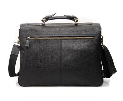 High Quality Cowhide Genuine Leather Briefcase for Men Business Bag 15.6"Laptop Case Male Portfolio Attache Office messenger bag