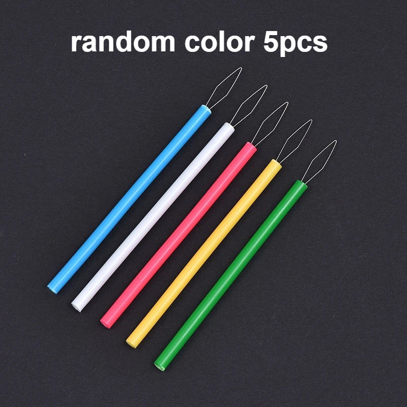 5/10pcs Colorful Threaders - Threading Tool, DIY Sewing Accessories, Easy Needle Threader for Beading and Elderly Assistance