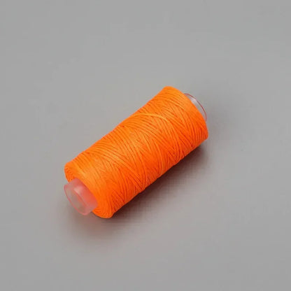 0.8mm Leather Waxed Thread 50m - High Strength 150D Braided Polyester Cord for Hand Stitching, Shoemaking, Bag Repair