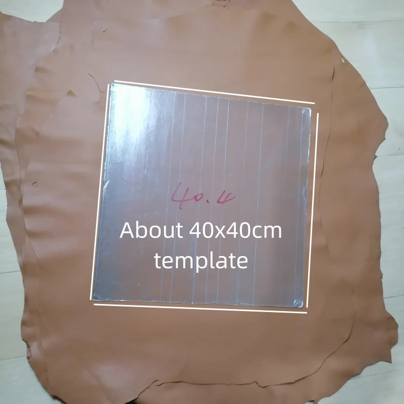 1mm Brown Sheepskin. First Layer Leather. Real Leather Fabric. Diy Handmade For Clothes. Clothes Mending. Whole Sheepskin
