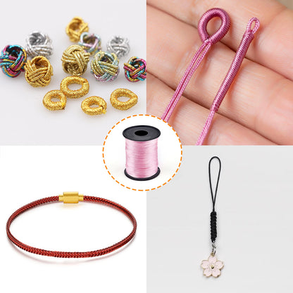150 Meters/Roll 0.25mm Nylon Waxed Line Leather Craft Sewing Wax Thread Cord Round Leather Sewing Wax Thread DIY High Strength