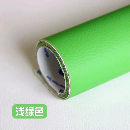 PU Artificial Faux Leather Self-adhesive Fabric for Upholstery Interior Car Seats Patches Bags Furniture Leatherette Fabrics