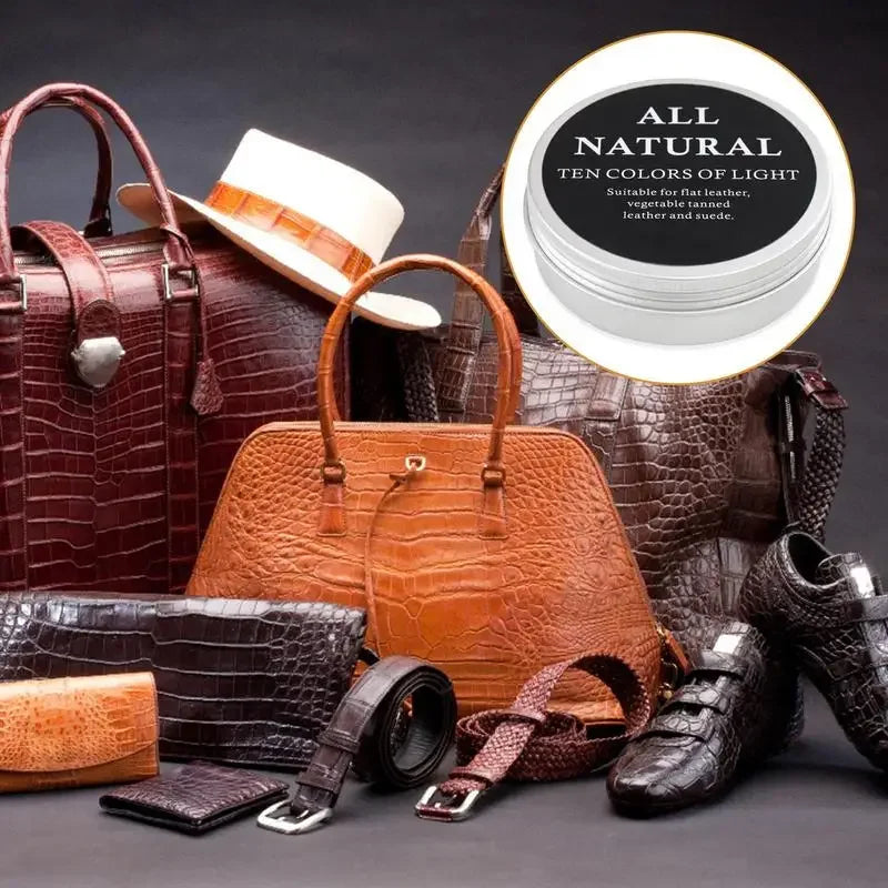 30G/50G/100G Cream for Leather Shoes Bags Car Interiors Leather Care Cream Leather Maintenance Cream Leathercraft Accessories