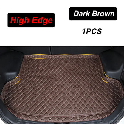 For MG HS 2025 EHS MK2 2024~2026 Leather Car Trunk Mats Waterproof Protective Pad Anti Dirty Tray Liner Car Interior Accessories
