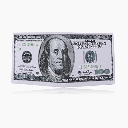 Men's Wallets With US Dollar Pattern Male PU Leather Wallet With Card Holder Coin Pocket Purse Fashion Large Capacity Purse Bag