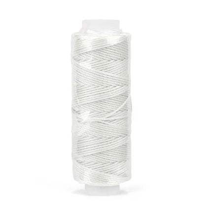 0.65mm Leather Waxed Thread Cord Polyester Coated Sewing Thread DIY Handmade Leather Stitching Rope Bracelets Jewelry 25M