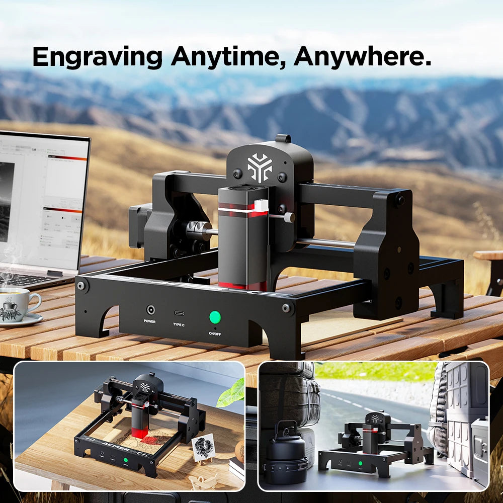 ACMER S1 Mini Portable Laser Engraving Machine DIY Laser Cut Engraver For Engrave Logo Wood Painted Metal Acrylic Glass Leather