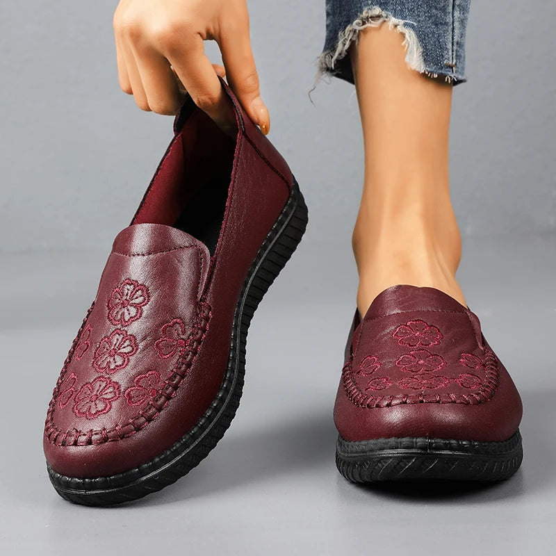 Women's Shoes Leather-Printed One-Piece Waterproof Lazy Shoes Women's Summer Shoes Cheap Shoes Clearance Free Shipping