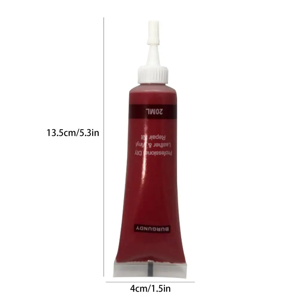 Leather Recoloring Repair 20ml Complementary Gel For Leather Cracks Leather Restoration Paste For Leather Furniture Bags Shoes