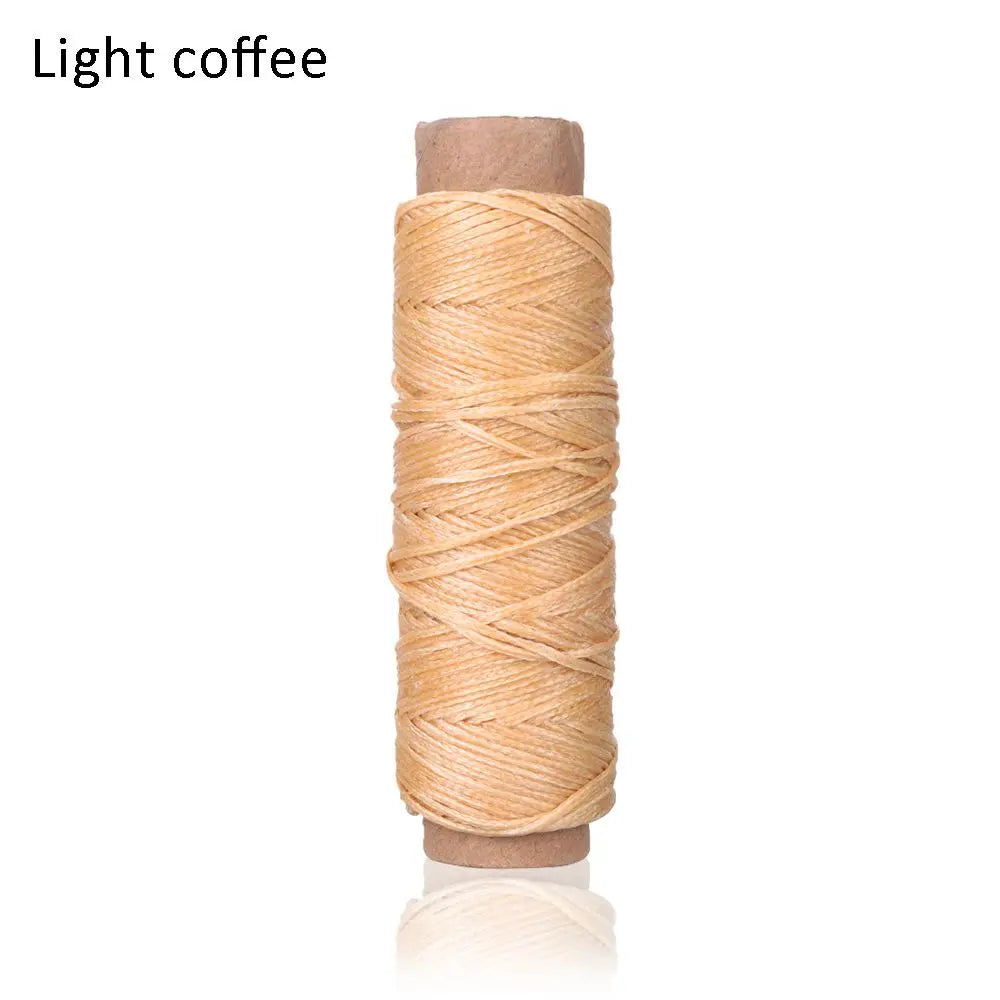30m/roll 150D Flat DIY Hand Stitching Leather Sewing Line Waxed Thread Cord