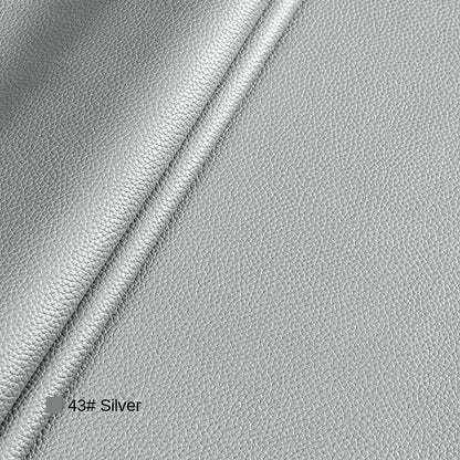 Litchi Textured PU Leather Fabric Thickened for Sofa Car Seats Designer Handmade Diy Sewing Material Cloth By The Meter