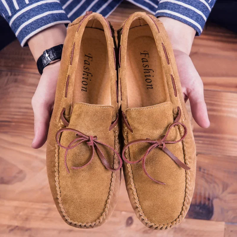 Leather Men Casual Shoes Luxury Brand comfortable Slip on Formal Loafers Men Moccasins Italian Soft Male Driving Shoes
