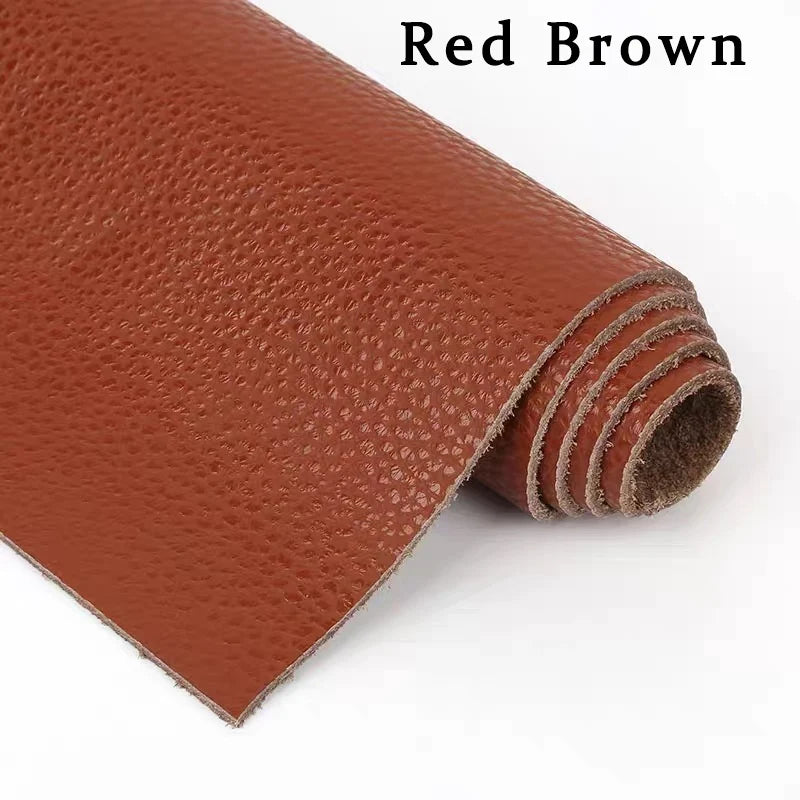 Genuine leather, top layer cowhide, brown leather fabric, imported leather, whole coffee sofa, bedside soft bag, leather