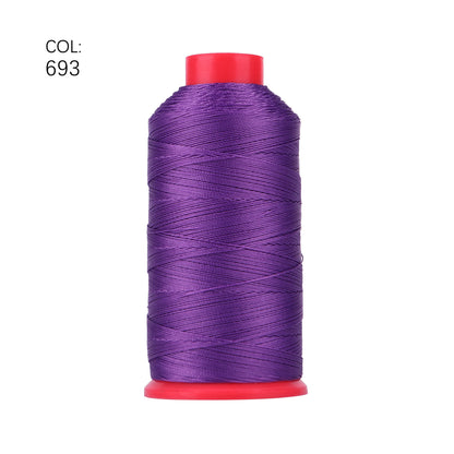 TEX 135 Nylon Bonded Thread 0.4MM Heavy Duty Fabric Sewing Leather Upholstery Shoes Canvas Sewing Stitch 420D/3 750 Yards Cone