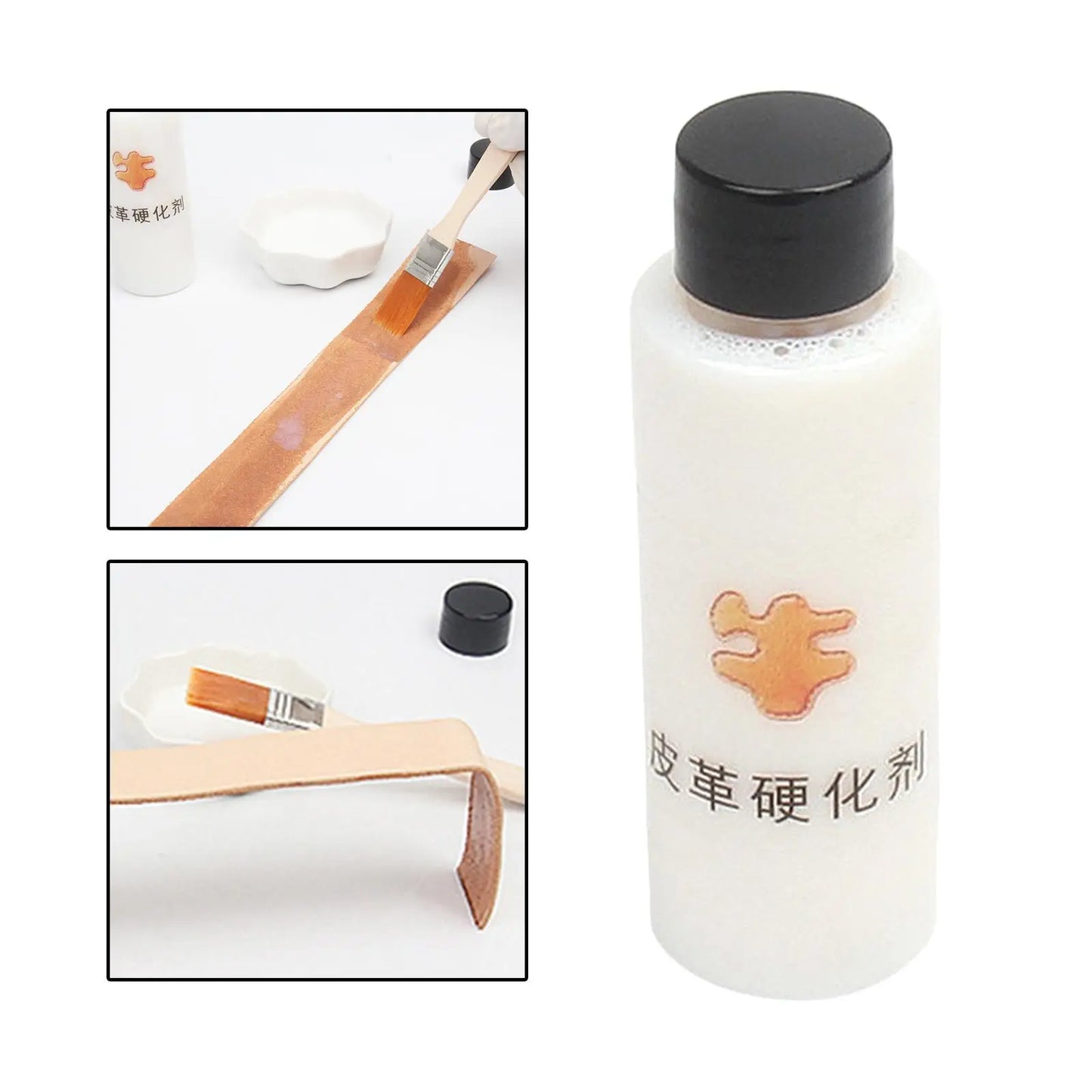 Leather Hardener Leathercraft DIY Shaping Gel Reinforcing 100ml Craft Paste