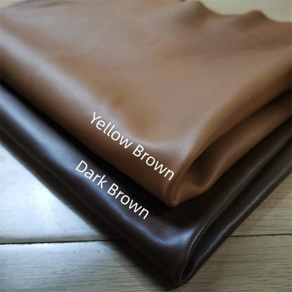 1mm Brown Sheepskin. First Layer Leather. Real Leather Fabric. Diy Handmade For Clothes. Clothes Mending. Whole Sheepskin