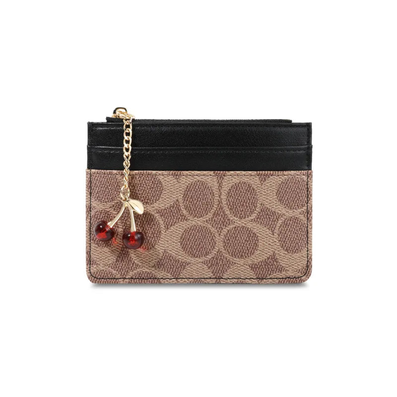 Luxury Design Wallets for Women Multi-Function Card Holder PU Leather Female Small Card Bag Short Women's Purse