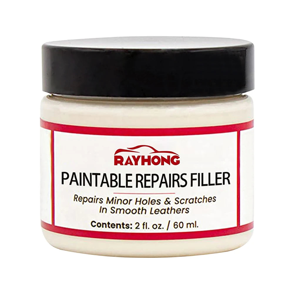 20/60ml Leather Filling Paste Natural Leather Filler Repair Compound Leather Restoration Cream For Tears Crack Burns Holes Fille