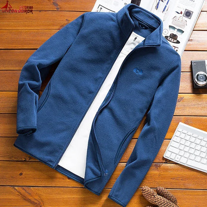 Streetwear Men Fleece Tactical Softshell Military Varsity Jacket outwear Sport Tourism Mountain Camping Coats men Army jackets