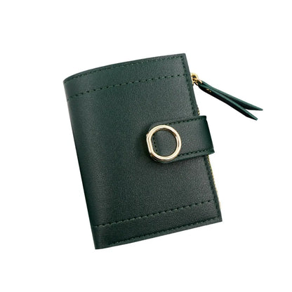 PU Leather Women Wallet Large Capacity Multiple Card Slots Short Purses Lightweight Wear-resistant Card Holder For Girls Women's