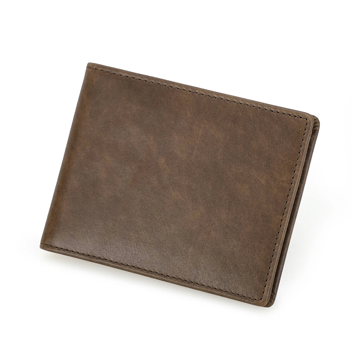 Genuine Leather Small Wallet for Men Casual Card Holder Slim Wallets Bifold Design Male Purse Luxury Money Bag Mini Wallet Thin