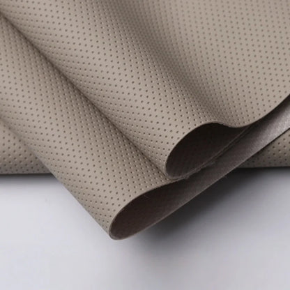 Perforated Leather Fabric Breathable Hole Punch Synthetic Leather Material for Furniture Sofa Car Seat Upholstery DIY Craft