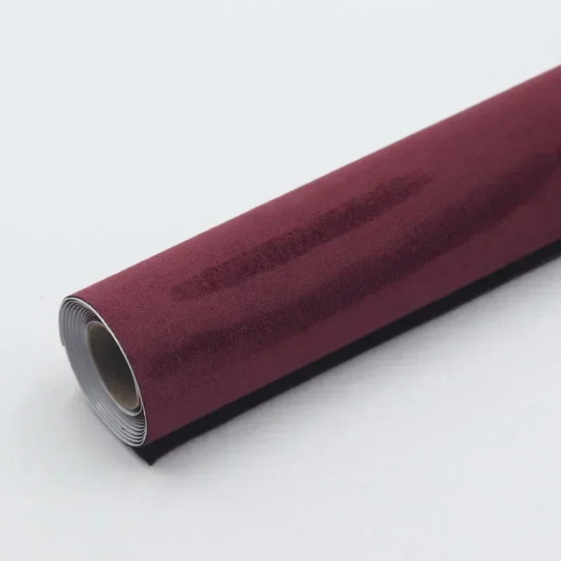 0.7mm Self Adhesive Suede Fabric Faux Leather Velvet Cloth for DIY Decor Interior Renovate Car Roofing Fabric Repair Sticker