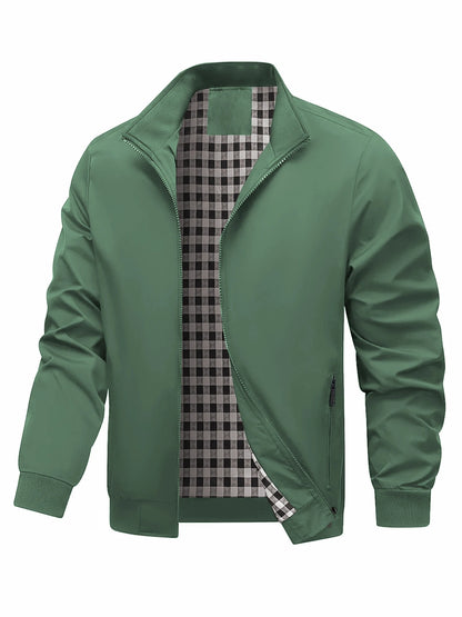 Men's Jackets, Casual Outerwear, New Trendy Jackets for Spring and Autumn, Suitable for Seasonal Changes, Sports, Running, Walking, Shopping, and Casual Wear