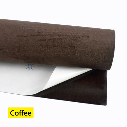 20*30-100*143cm Synthetic Leather Self-adhesive Fabric Car Interior Suede Adhesive Fabrics Door Velvet Decor Cloth DIY Accessory