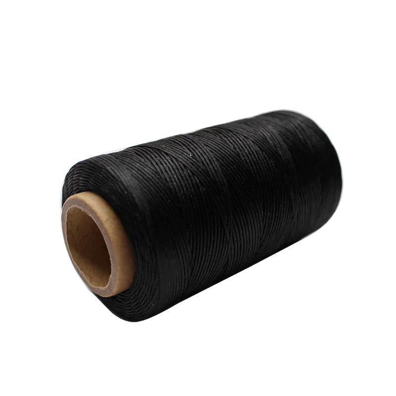 150D Flat 1mm Waxed Thread Wax String,Wax Leather Strings 280Yards/260meters