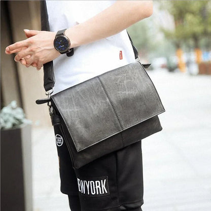 Leather Bag Men bag Messenger Casual Men's Travel BAG Leather Clutch Crossbody bags Male Shoulder PU Leather Handbag 가방 2024 NEW