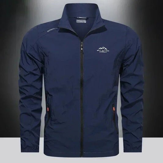 UPF100+ Men Summer Windbreaker Zip Pockets Uv Sun Protection Jackets Breathable Ultra-light Clothes Outdoor Skin Thin Coats Camp