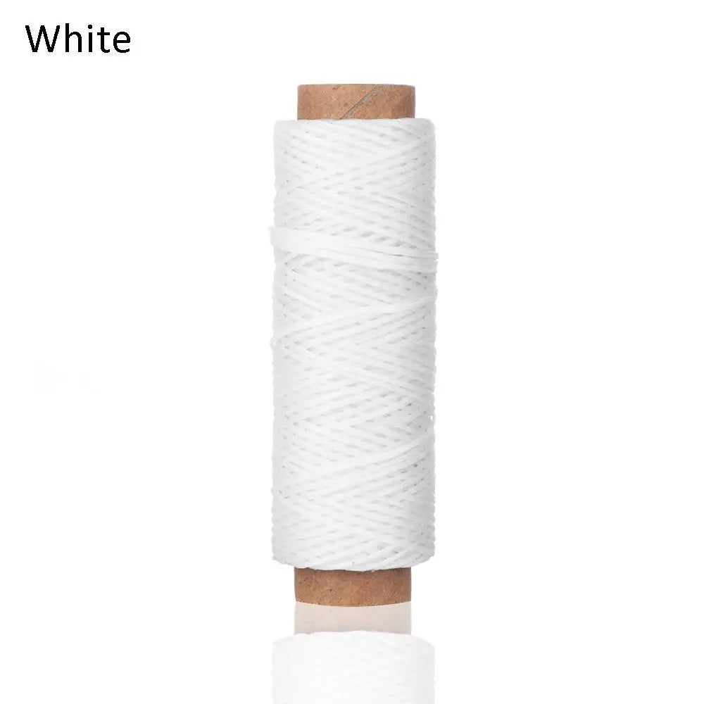 30m/roll 150D Flat DIY Hand Stitching Leather Sewing Line Waxed Thread Cord