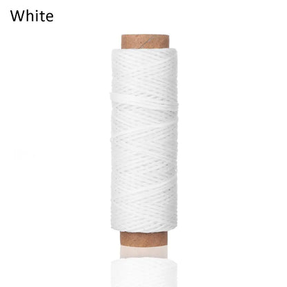 30m/roll 150D Flat DIY Hand Stitching Leather Sewing Line Waxed Thread Cord