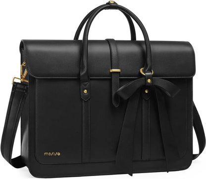 Laptop Bag 13 14 15 16 inch for MacBook Air Pro M4 M3 M2 HP Notebook PU Leather Backpack Messenger Bag Handbag Women Briefcase