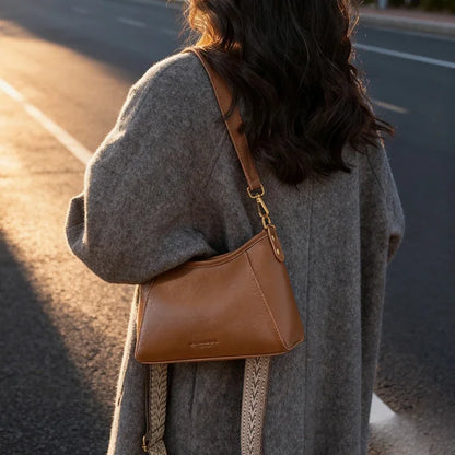 Leather  Bag for Women High Quality Versatile Shoulder Bag & Crossbody Wallet Purse Chic & Compact Everyday Carry 2026