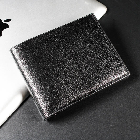 Men Short Soft Pu Leather Wallets Vintage Thin Male Credit Card Holder Black Small Money Purses Large Capacity Card Holder Bag
