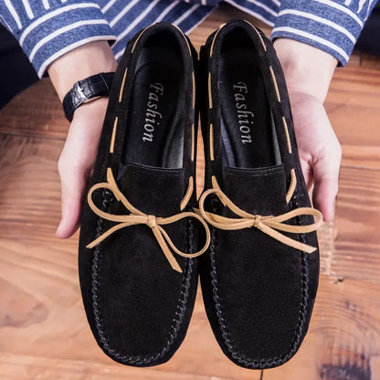 2023 Leather Men Casual Shoes Luxury Brand comfortable Slip on Formal Loafers Men Moccasins Italian Soft Male Driving Shoes