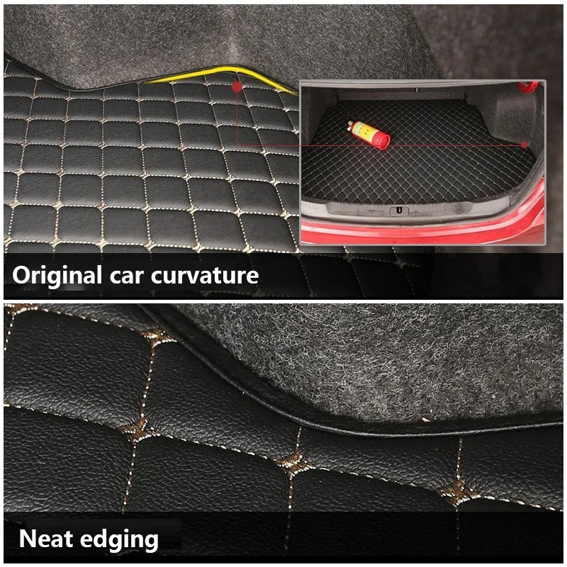 For MG HS 2025 EHS MK2 2024~2026 Leather Car Trunk Mats Waterproof Protective Pad Anti Dirty Tray Liner Car Interior Accessories