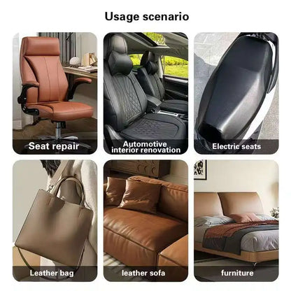 DIY Self-Adhesive Faux Leather Repair Patch for Car Seat Sofa Upholstery, Furniture Refurbish Stickers