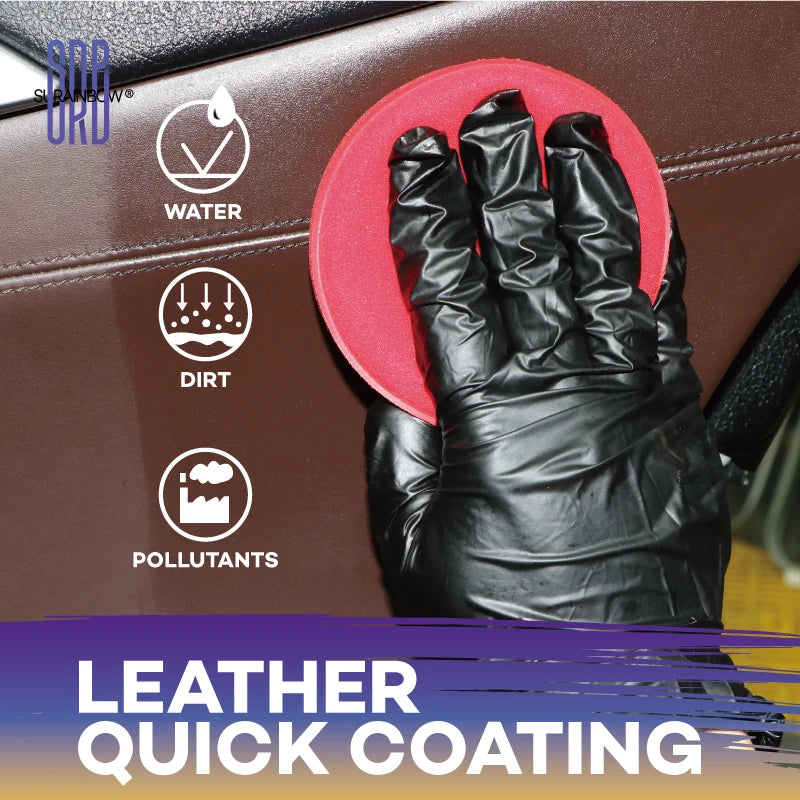Leather Ceramic Coating - Premium Leather Coating for Car Interior, Furniture, Shoes and Apparel, for All Leather Colours, 16 oz