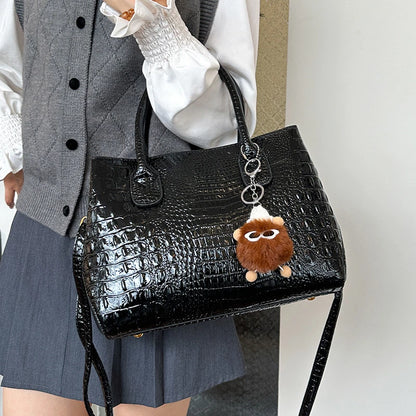 Ladies Quality Leather Shoulder Bags for Women 2026 Luxury Designer Handbags Classic Female Commute Fashion Large Capacity Tote